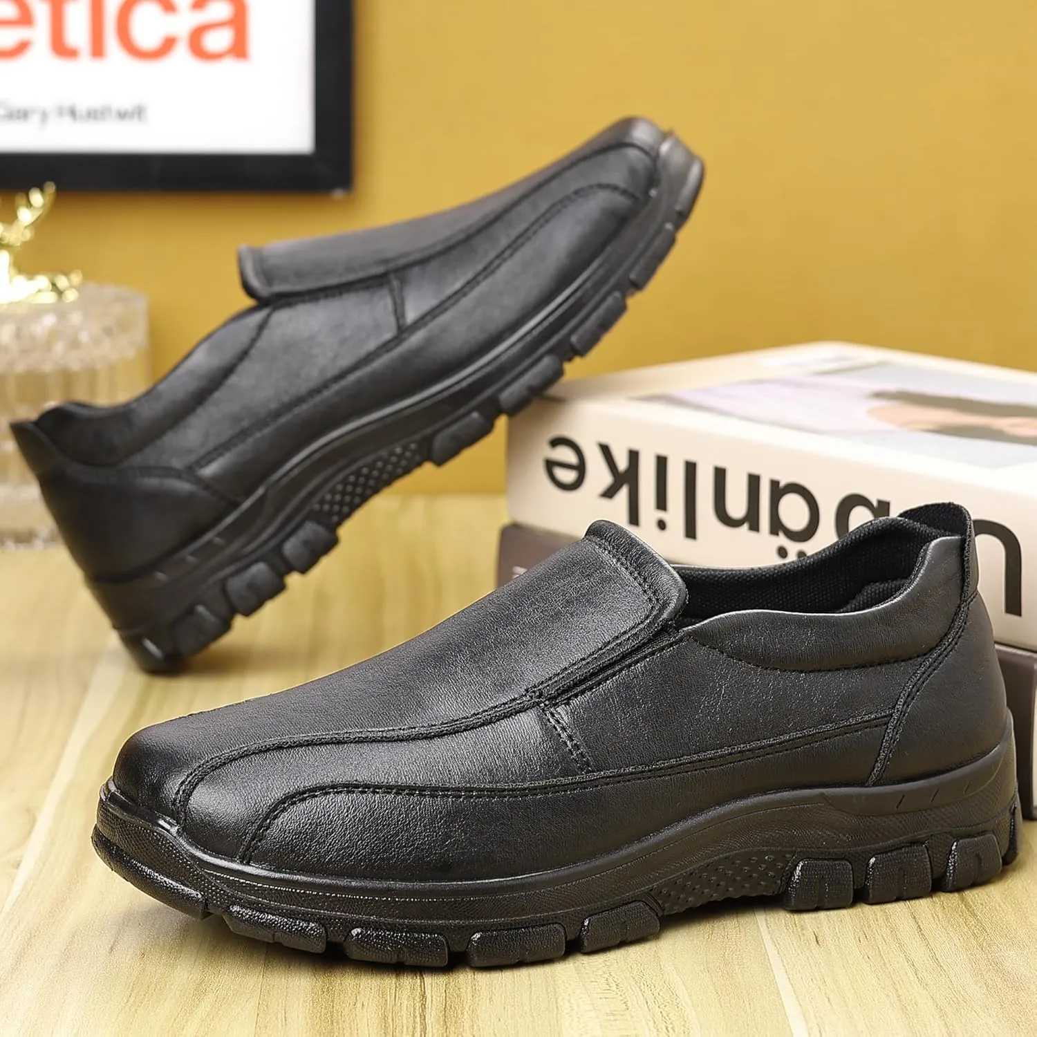 Trsorini Mens Casual Shoes Loafers Slip on Dress Business Office Premier Walking Lightweight Shoes Male