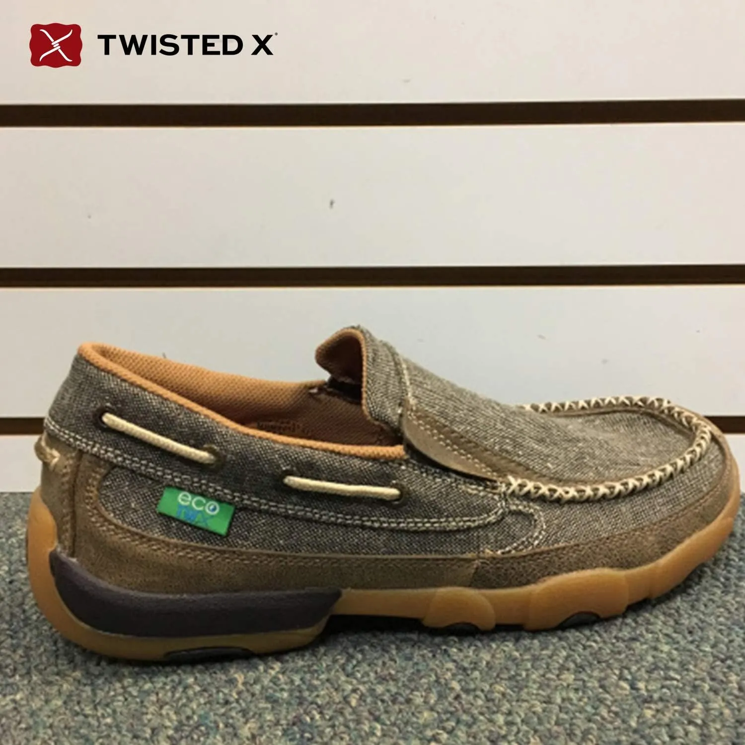 Twisted X Men's Slip-on Driving Moccasins Style Loafer