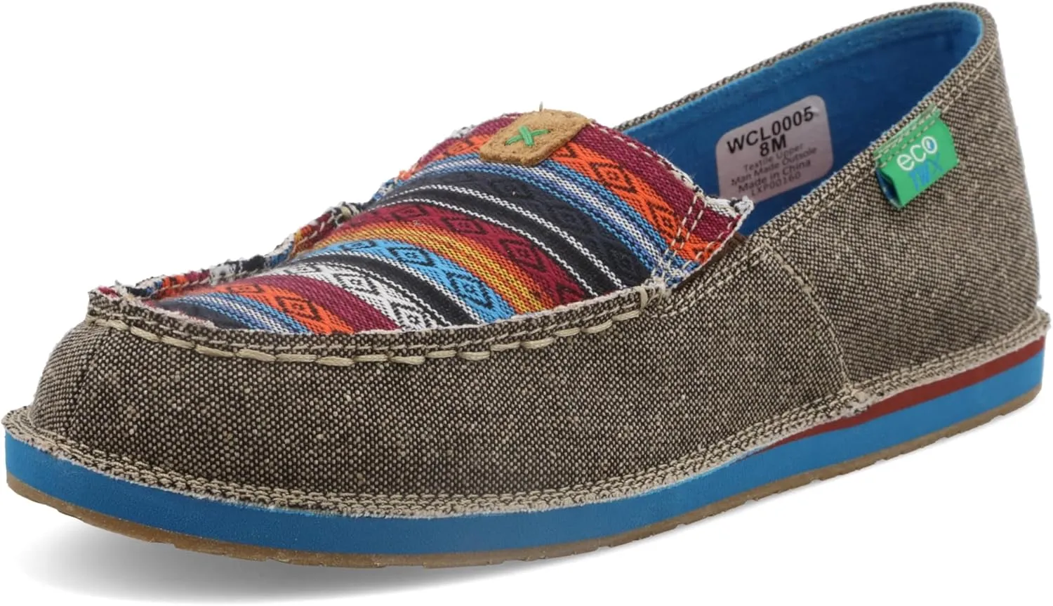 Twisted X Women's Slip-On Loafer, Moc Toe