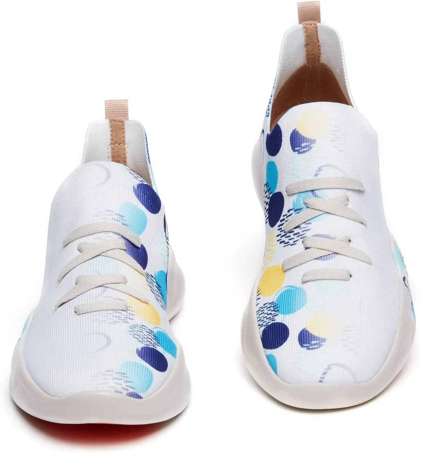 UIN Women's Fashion Sneakers Lightweight Walking Casual Slip Ons Comfortable Art Painted Athletic Travel Shoes