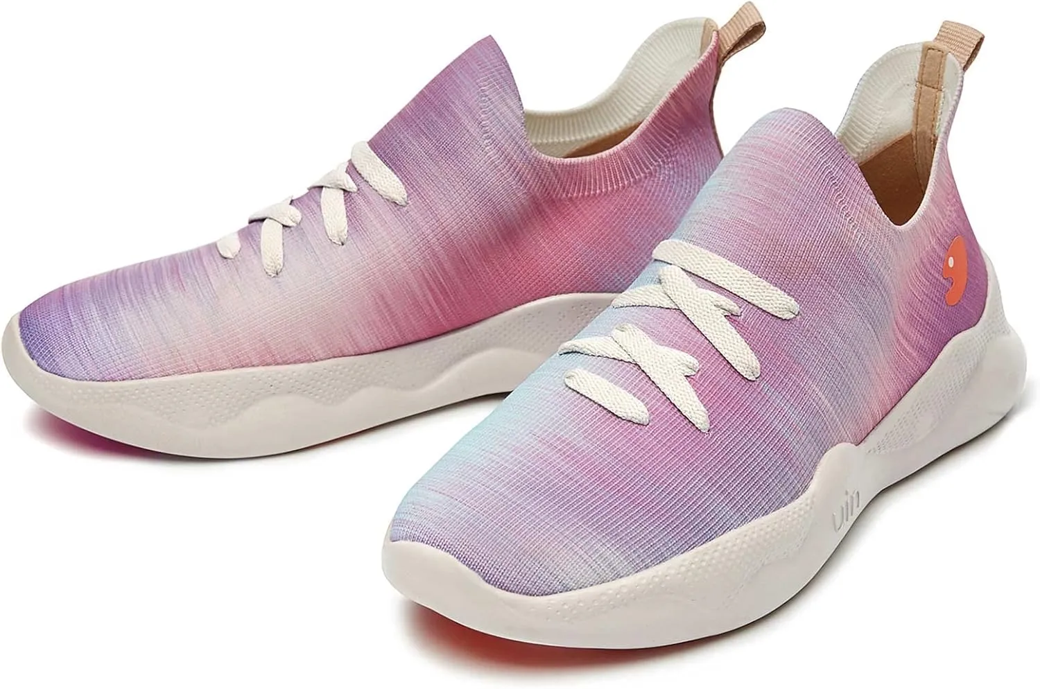 UIN Women's Fashion Sneakers Lightweight Walking Casual Slip Ons Comfortable Art Painted Athletic Travel Shoes
