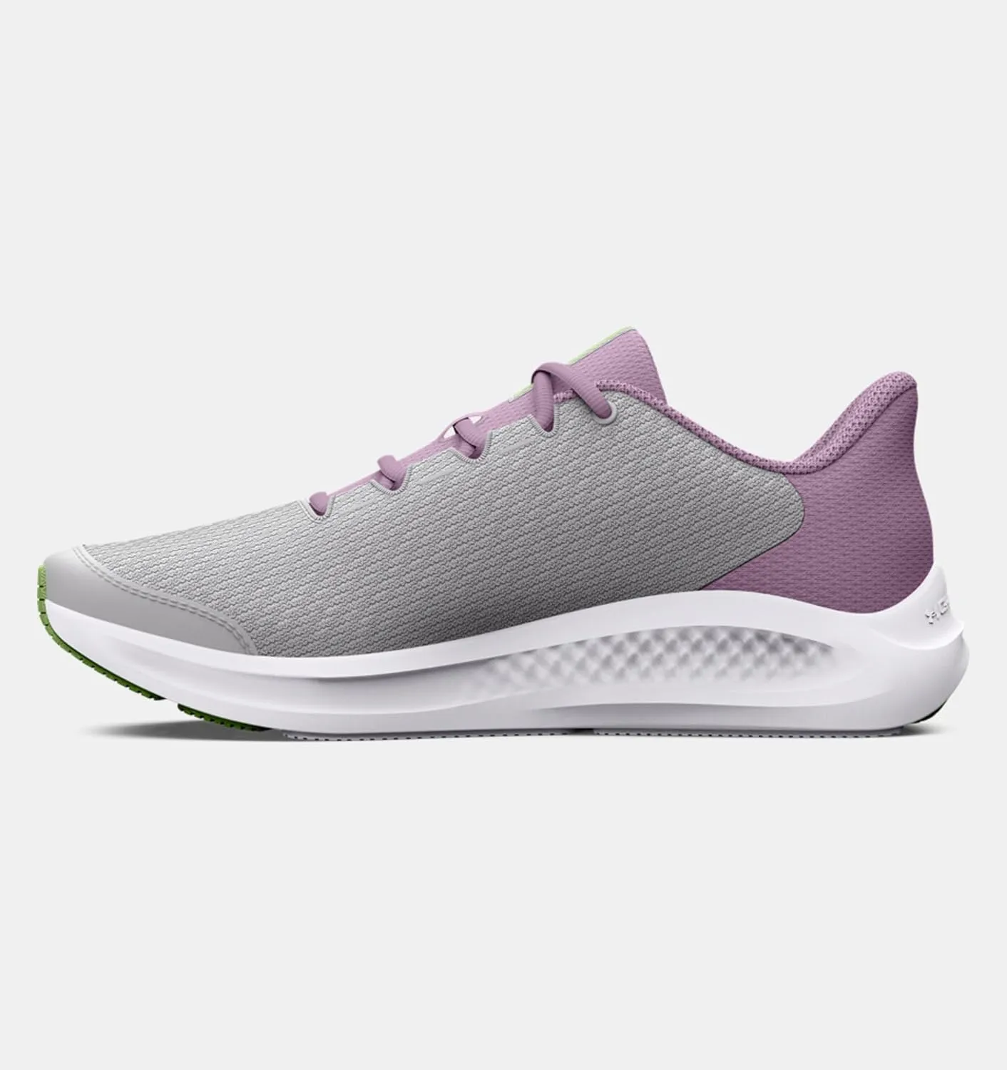 Under Armour Girls' Grade School Pursuit 3 Big Logo Running Shoe