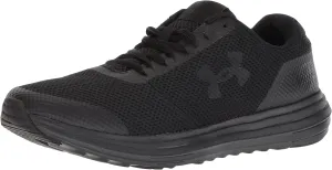 Under Armour Men's Surge Running Shoe, Black (006)/Black, 12