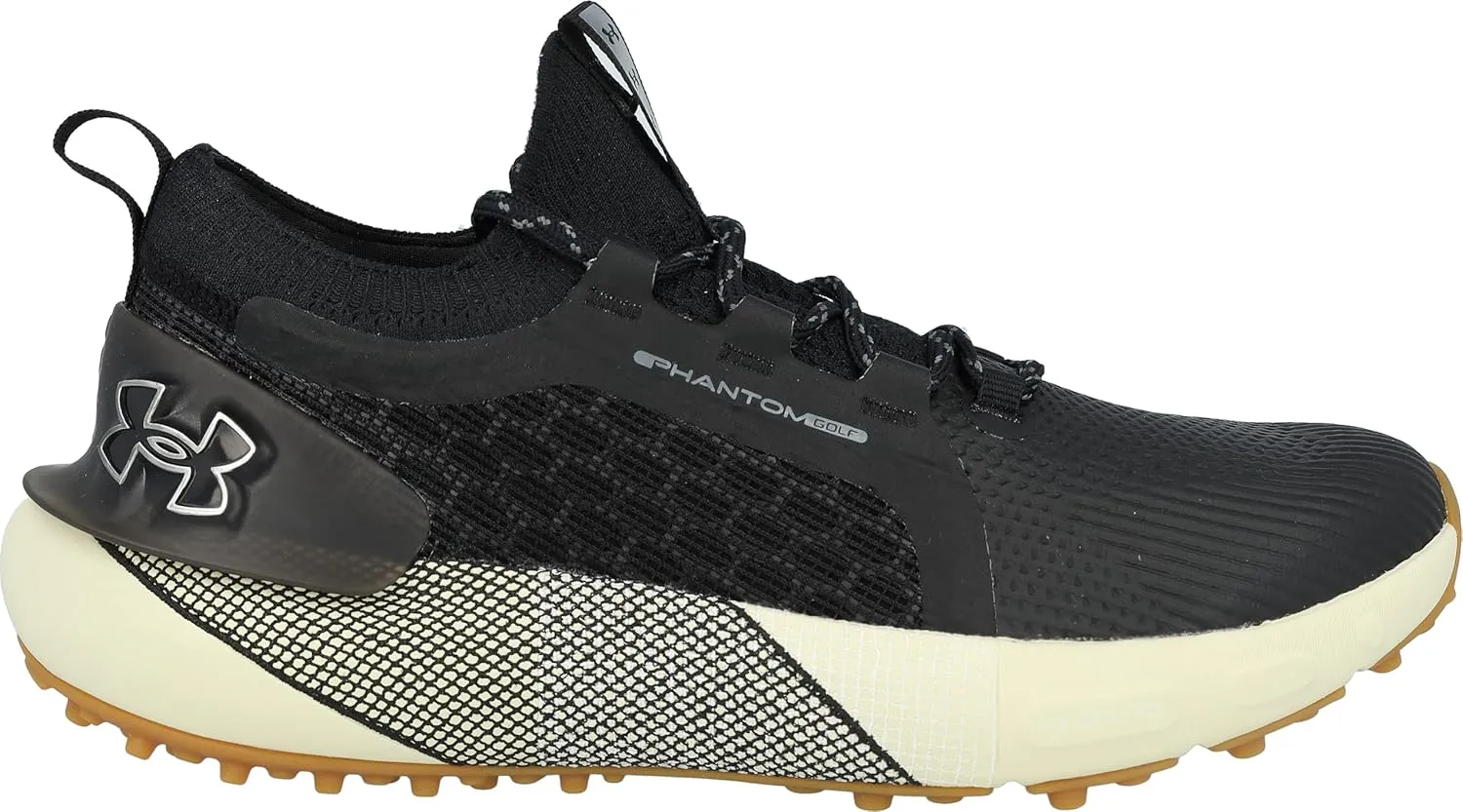 Under Armour NEW Mens Phantom Golf Shoes-Black/Brown 9.5M