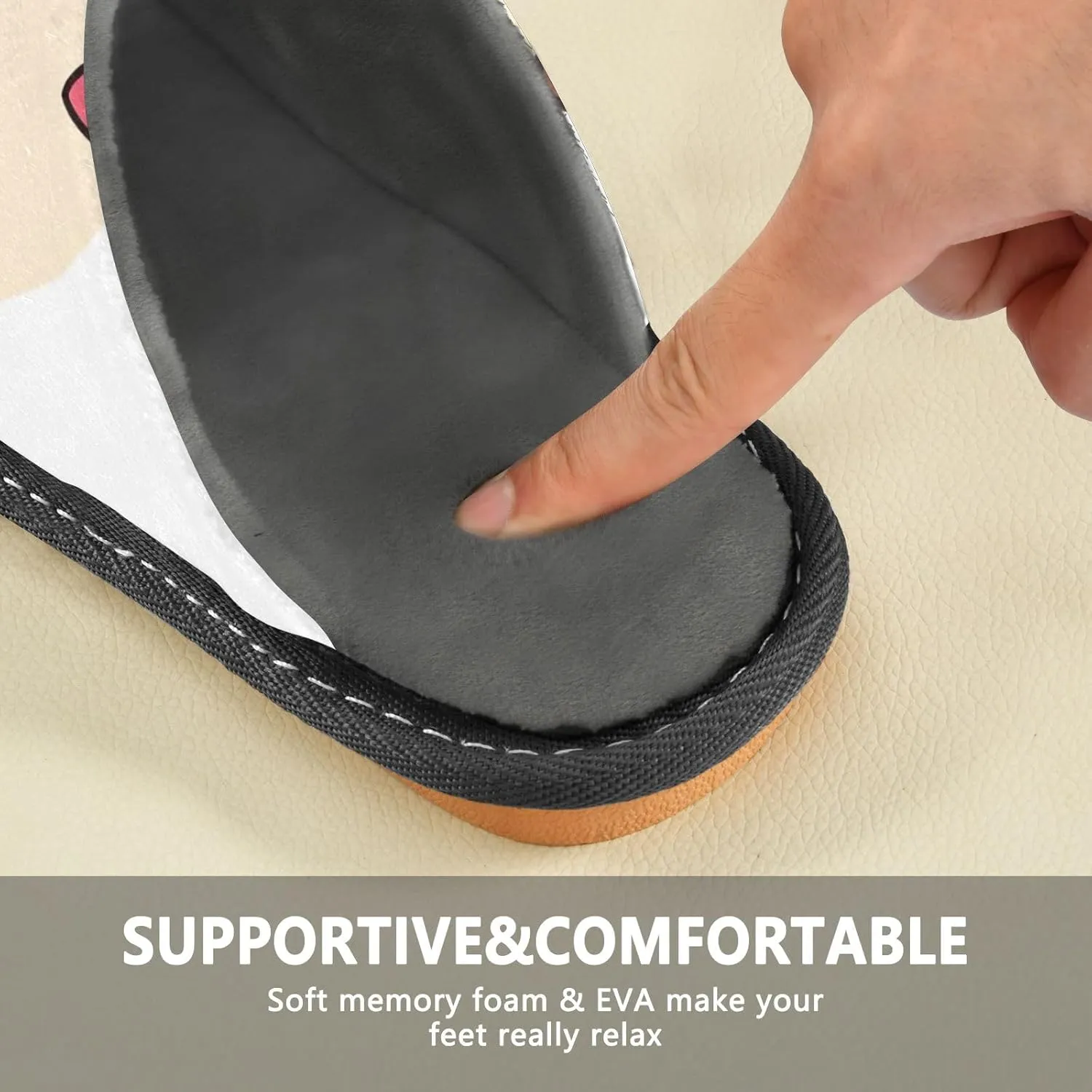 Unisex Home Slippers Home Shoes for Men Non-skid Slippers
