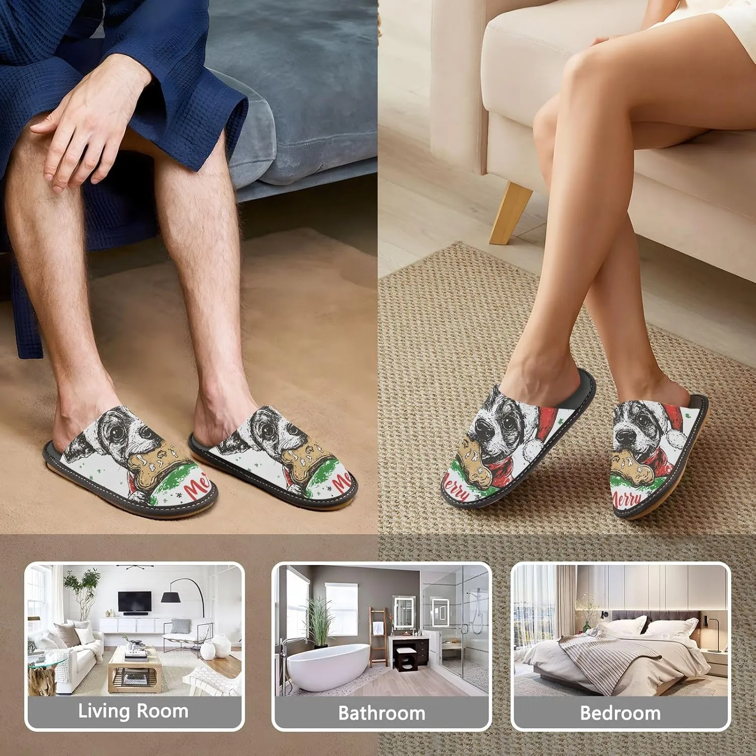 Unisex Home Slippers Women’s House Shoes Room Slippers