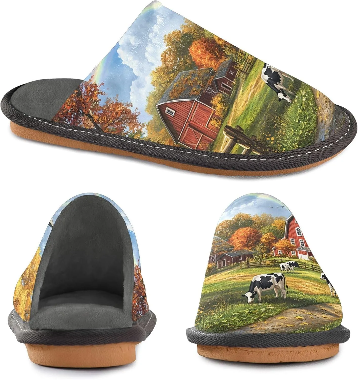 Unisex Slippers for Home Womens Bedroom Shoes Indoor Outdoor Slippers