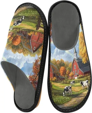 Unisex Slippers for Home Womens Bedroom Shoes Indoor Outdoor Slippers
