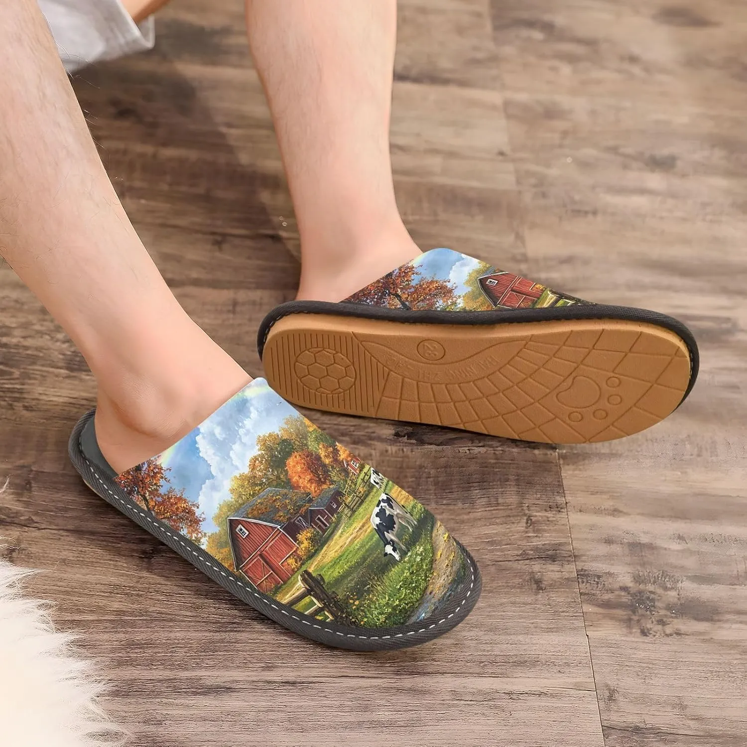 Unisex Slippers for Home Womens Bedroom Shoes Indoor Outdoor Slippers