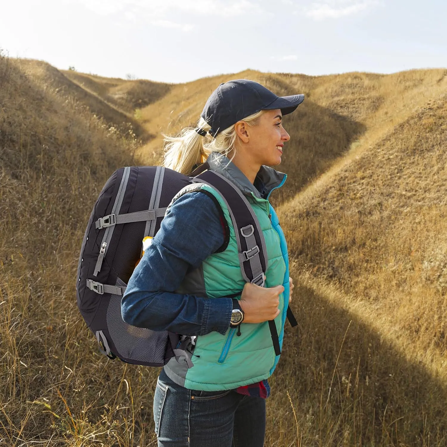 Venture Pal 40L Lightweight Packable Travel Hiking Backpack Daypack