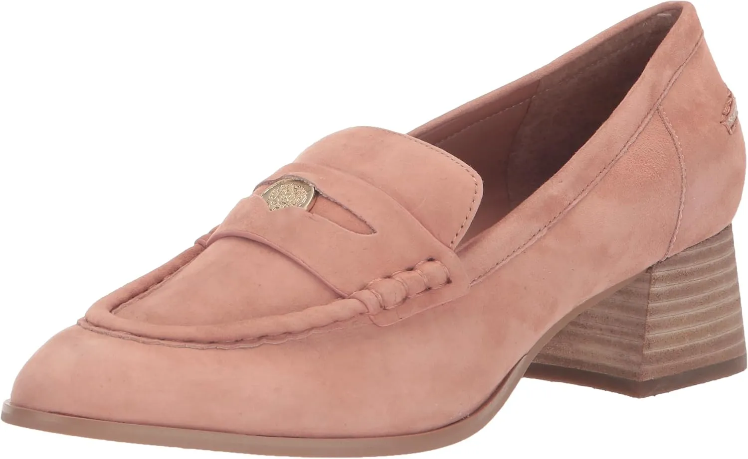 Vince Camuto Women's Carissla Block Heel Loafer Flat