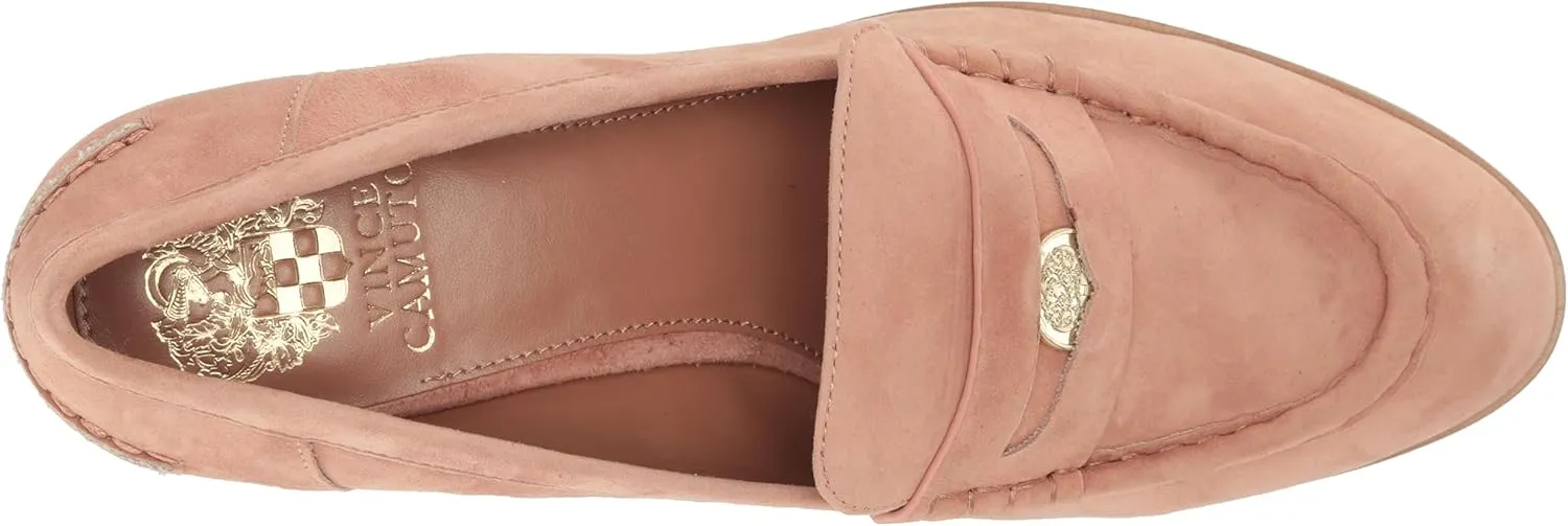 Vince Camuto Women's Carissla Block Heel Loafer Flat