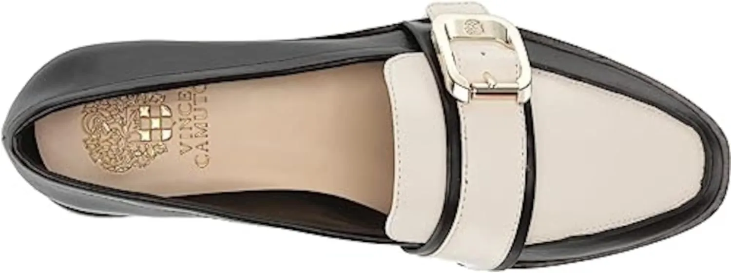 Vince Camuto Women's Footwear Cenkanda Buckle Loafer Flat