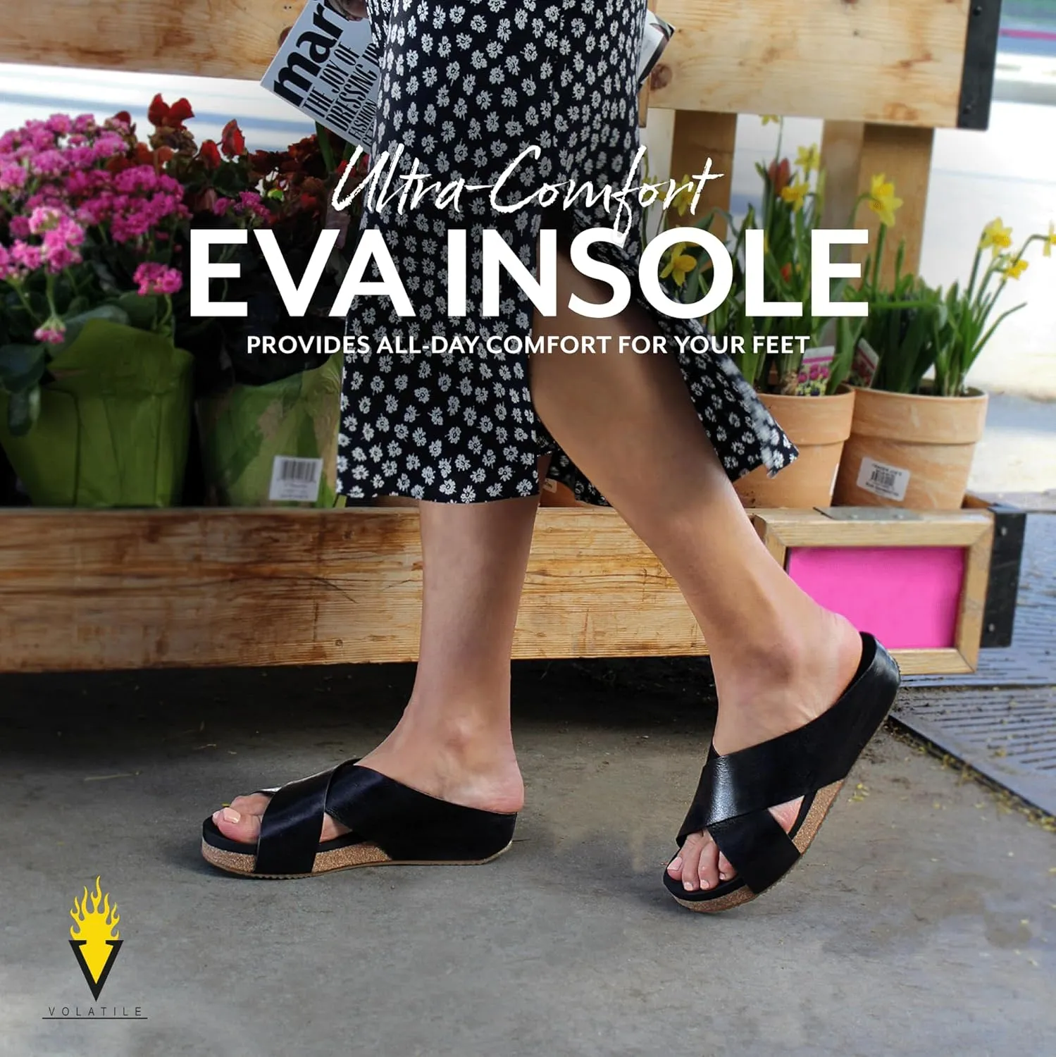 VOLATILE Women's Wedge Sandal