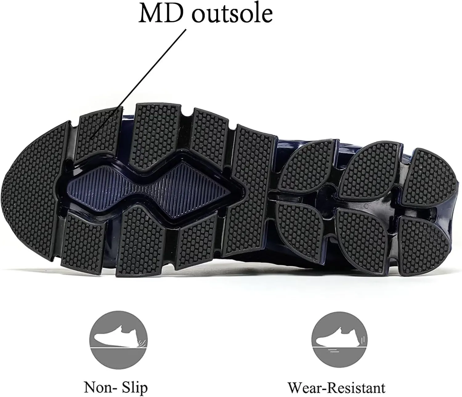 Vooncosir Men's Fashion Sneakers Breathable Mesh Running Shoes Blade Non Slip Soft Sole Casual Athletic Walking Shoes