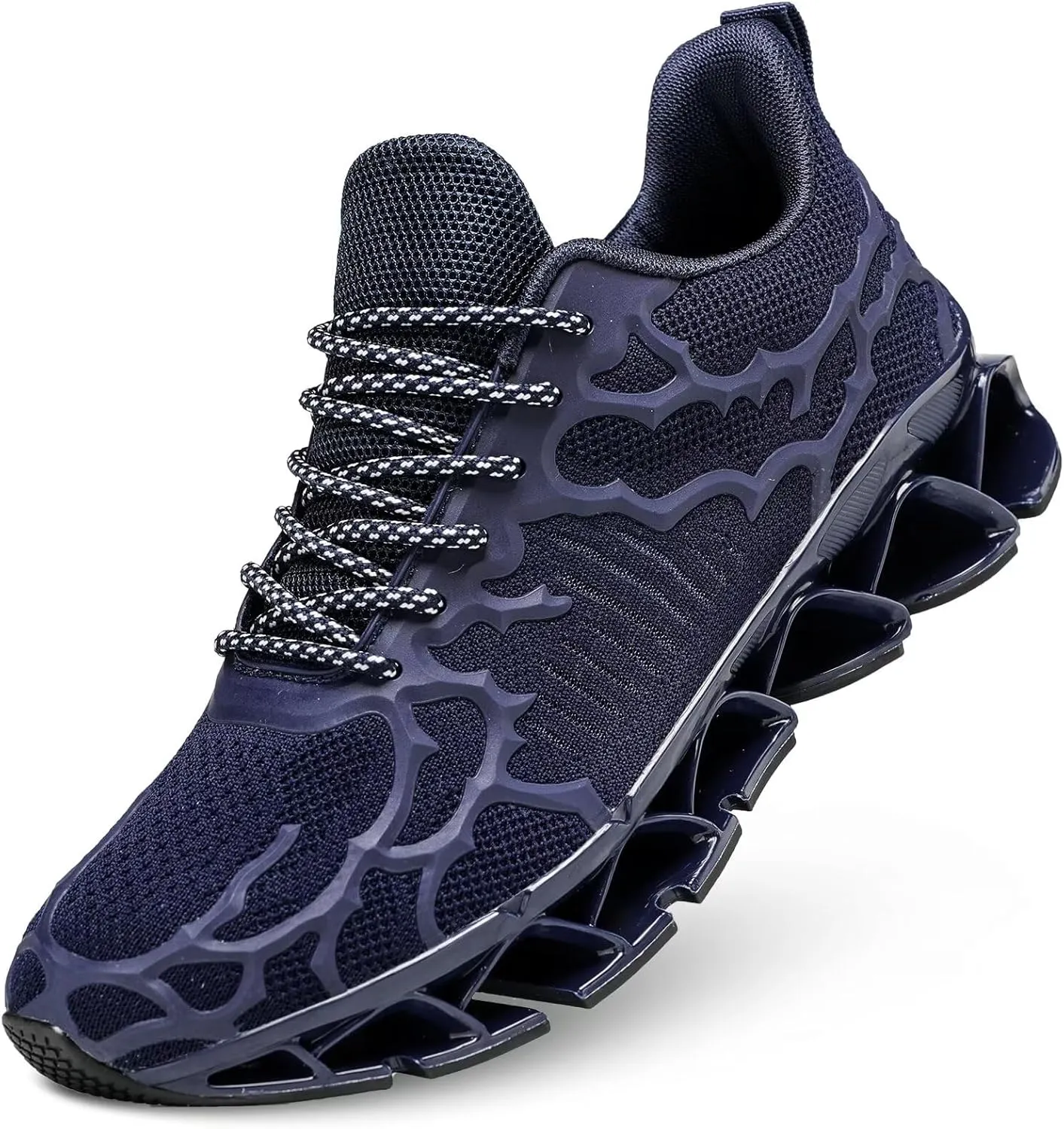 Vooncosir Men's Fashion Sneakers Breathable Mesh Running Shoes Blade Non Slip Soft Sole Casual Athletic Walking Shoes