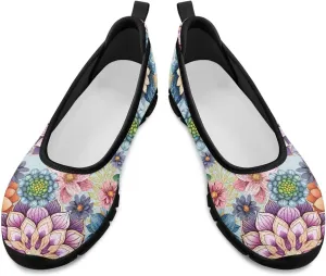 Walking Shoes Women Breathe Mesh Slip On Sneakers Women Comfortable Lightweight