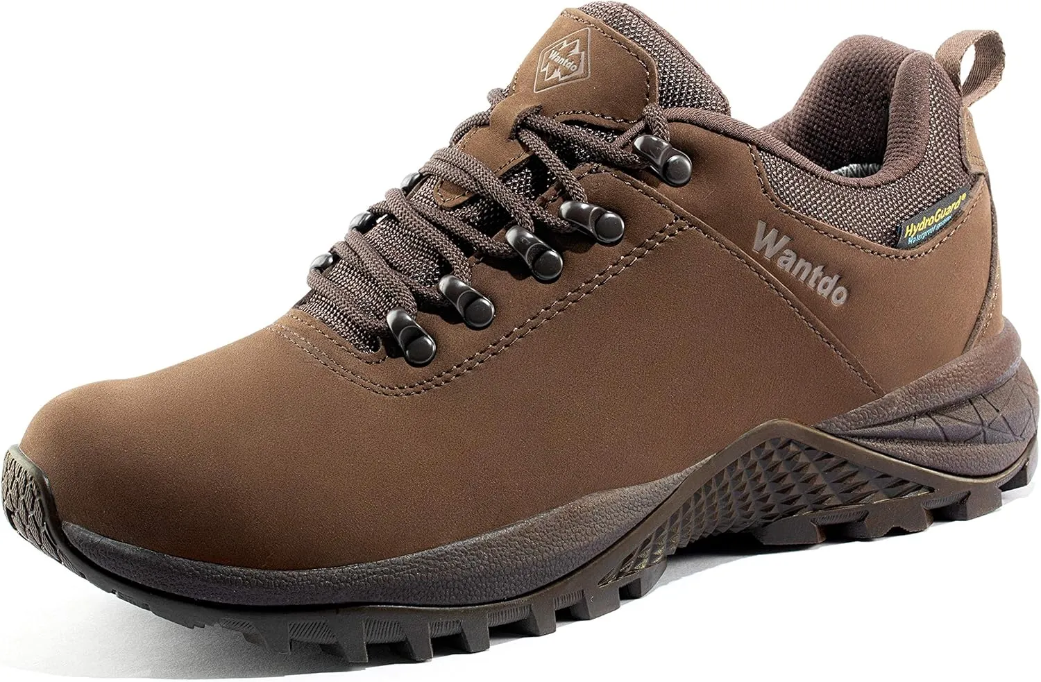 wantdo Women's Waterproof Hiking Shoe Hydroguard Hiking Boots for Outdoor Trekking Backpacking Mountaineering