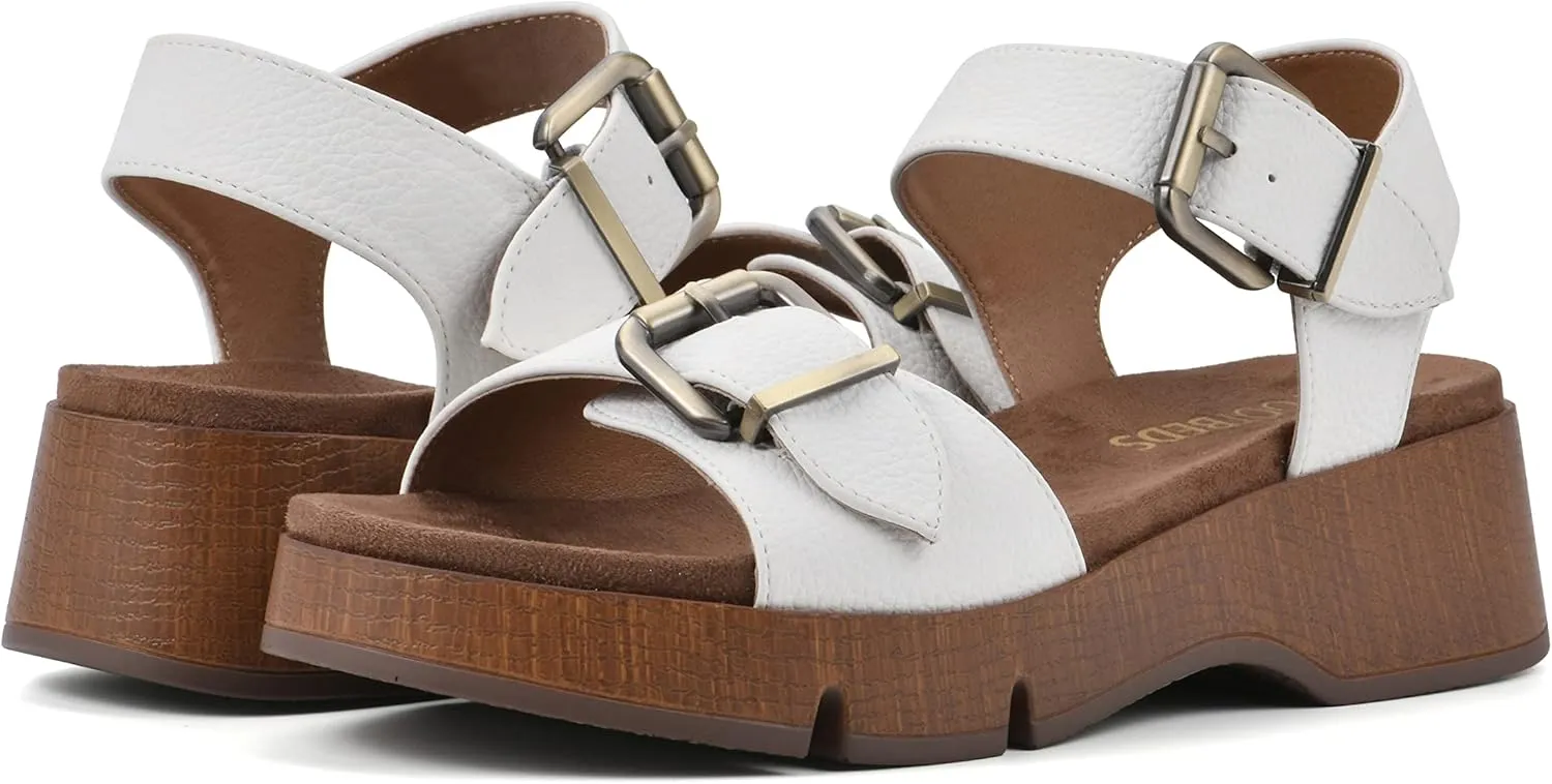 WHITE MOUNTAIN Women's Leftmost Platform Sandal