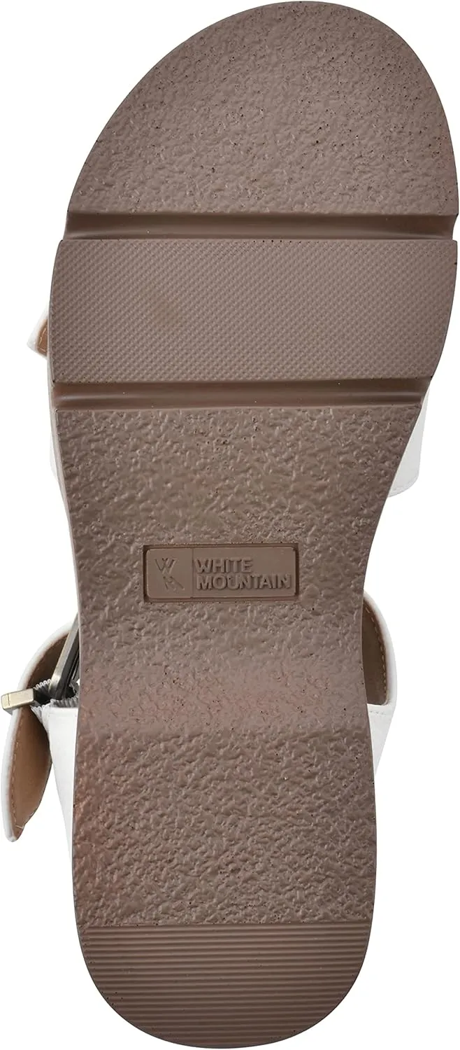 WHITE MOUNTAIN Women's Leftmost Platform Sandal