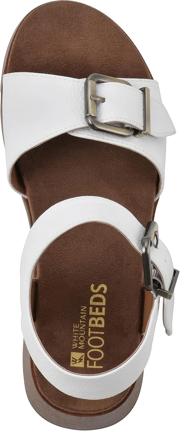 WHITE MOUNTAIN Women's Leftmost Platform Sandal