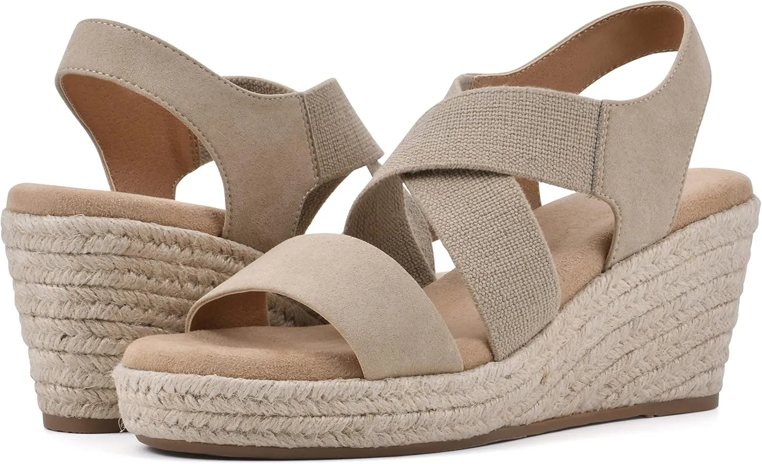 WHITE MOUNTAIN Women's Yanda Espadrille Platform Sandal