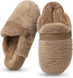 Winter House Slippers for Woman Indoor and Outdoor Memory Foam Fluffy Fuzzy Home Platformwomens Slipper