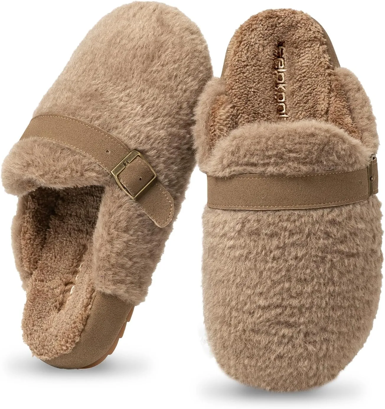 Winter House Slippers for Woman Indoor and Outdoor Memory Foam Fluffy Fuzzy Home Platformwomens Slipper