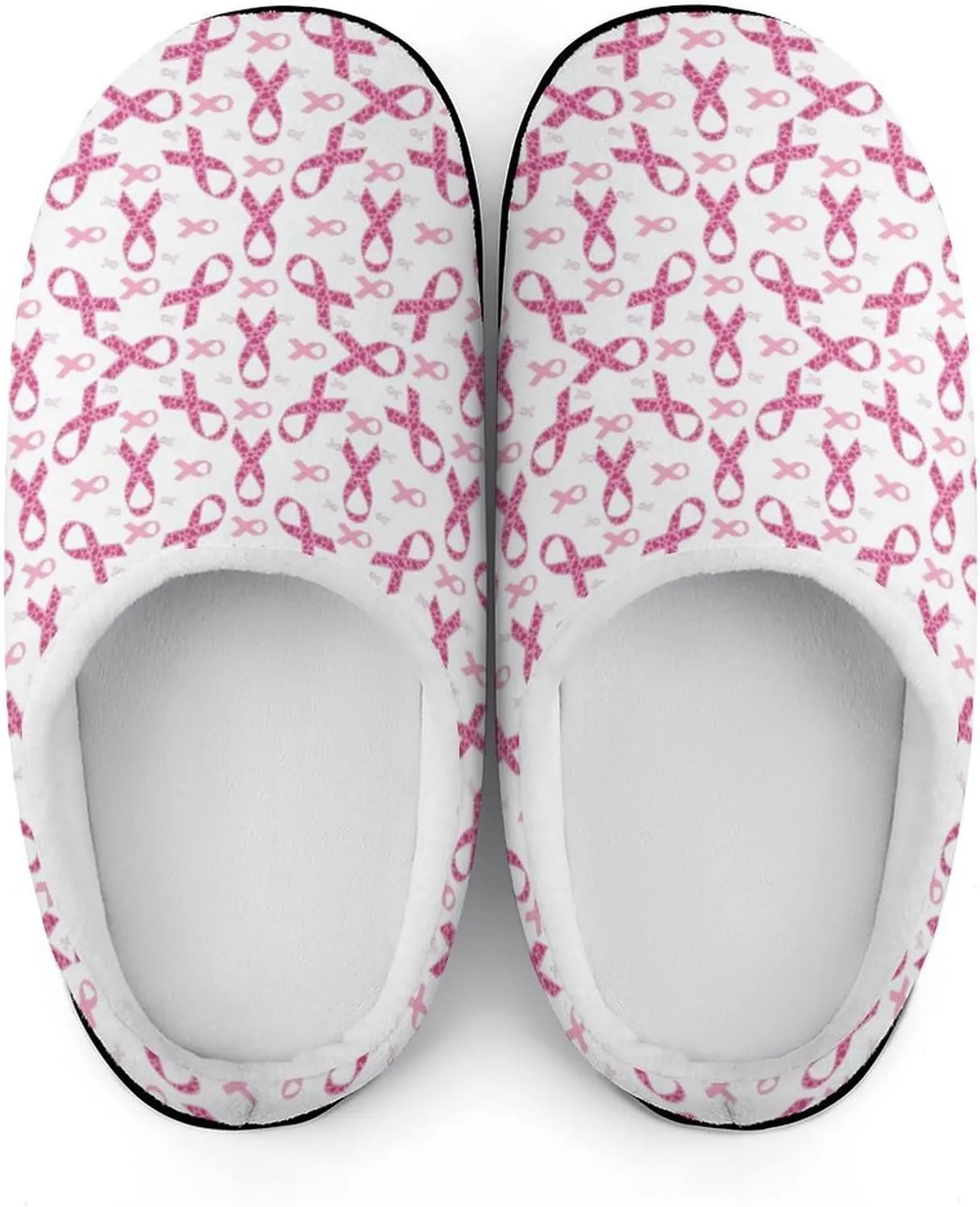 Women House Slippers Ladies Halloween Cotton Slipper Memory Foam Clog Slippers Non-Slip Sole Warm Indoor Outdoor Shoes