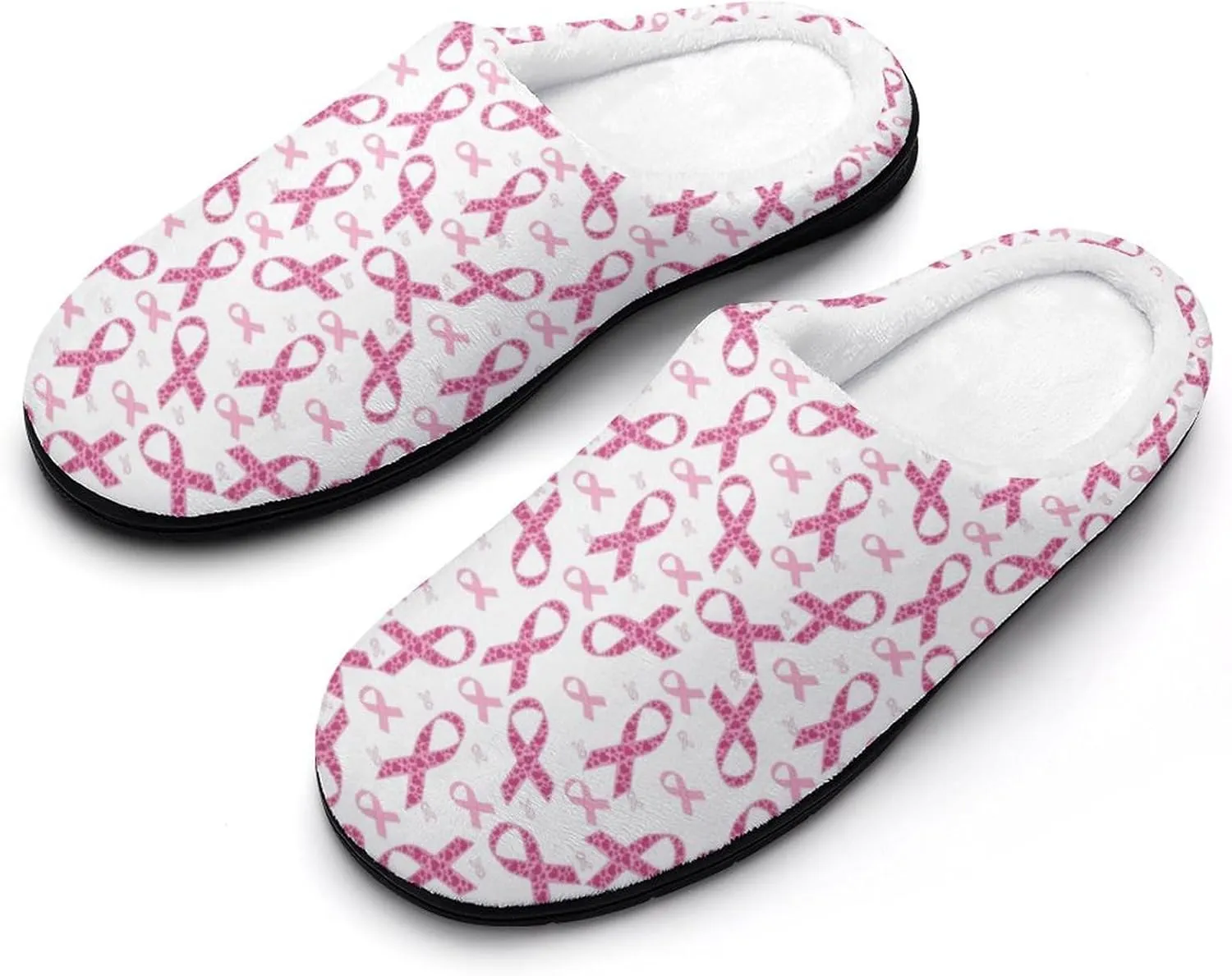 Women House Slippers Ladies Halloween Cotton Slipper Memory Foam Clog Slippers Non-Slip Sole Warm Indoor Outdoor Shoes