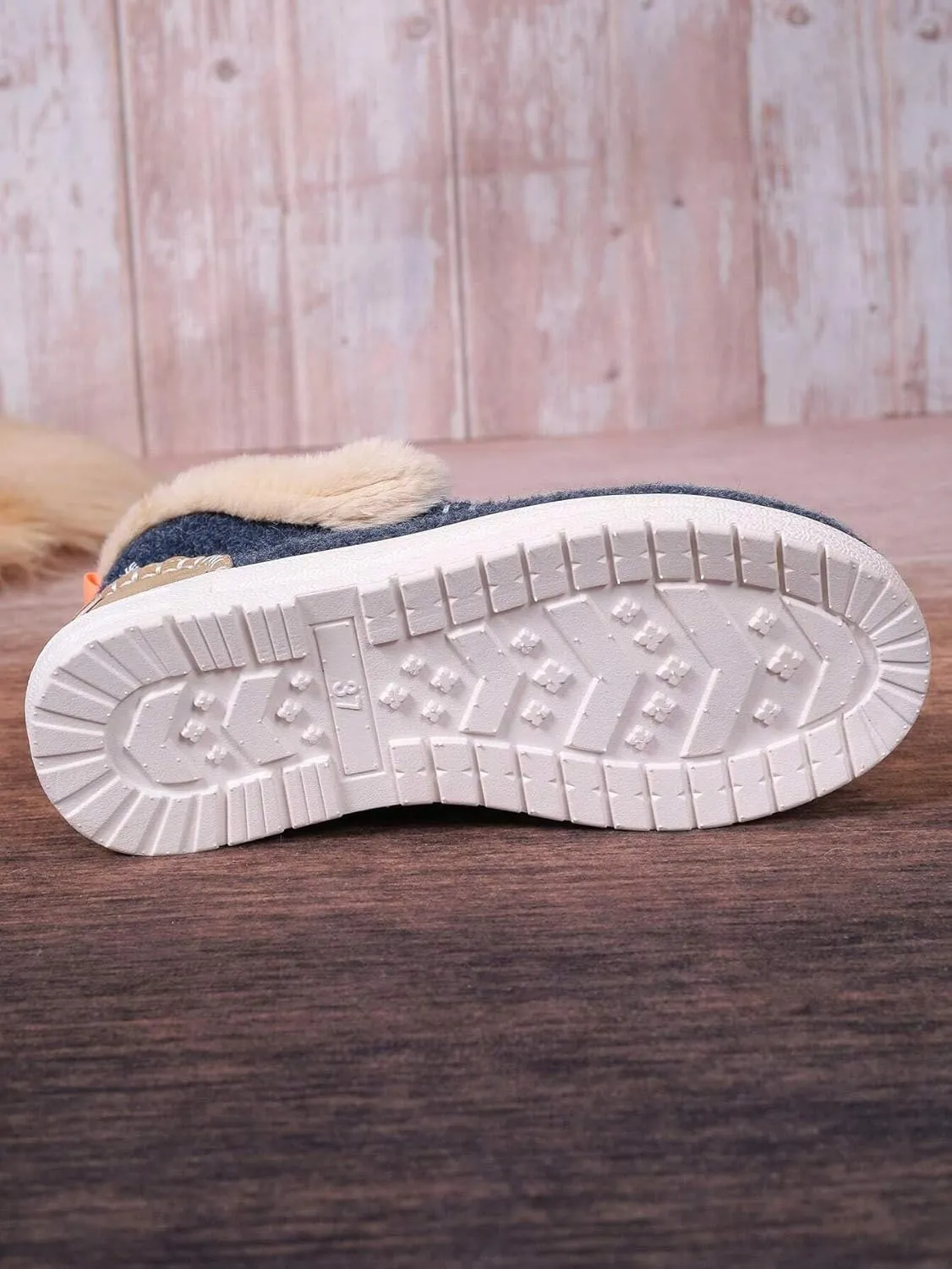 Women Memory Foam Bootie Slippers, Warm Cozy Micro Suede Slipper Boots with Fuzzy Plush Lining Collar for Indoor and Outdoor