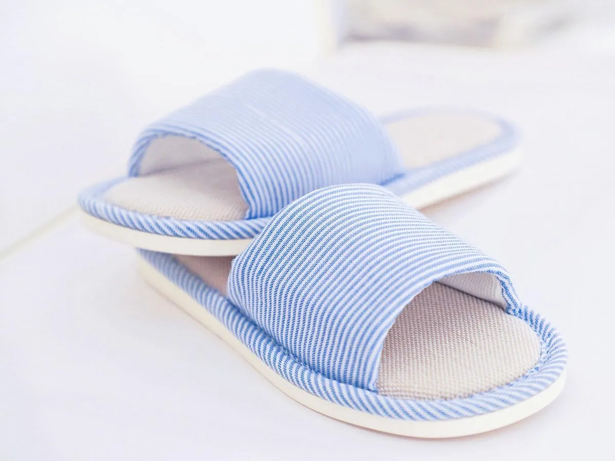 Women's And Men's Indoor Breathable Non-Slip Linen Slippers(Upgraded version)