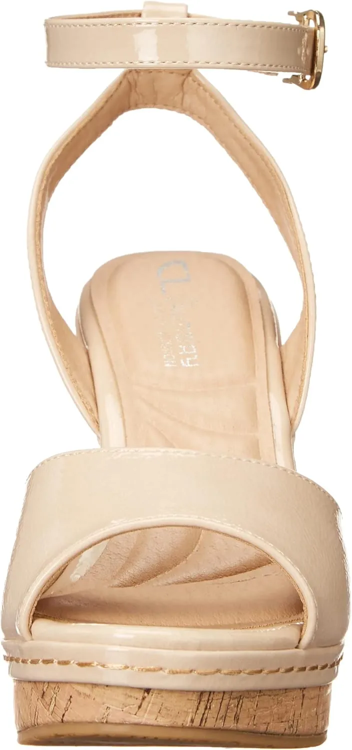 Women's Beaming Cloud Patent Wedge Sandal