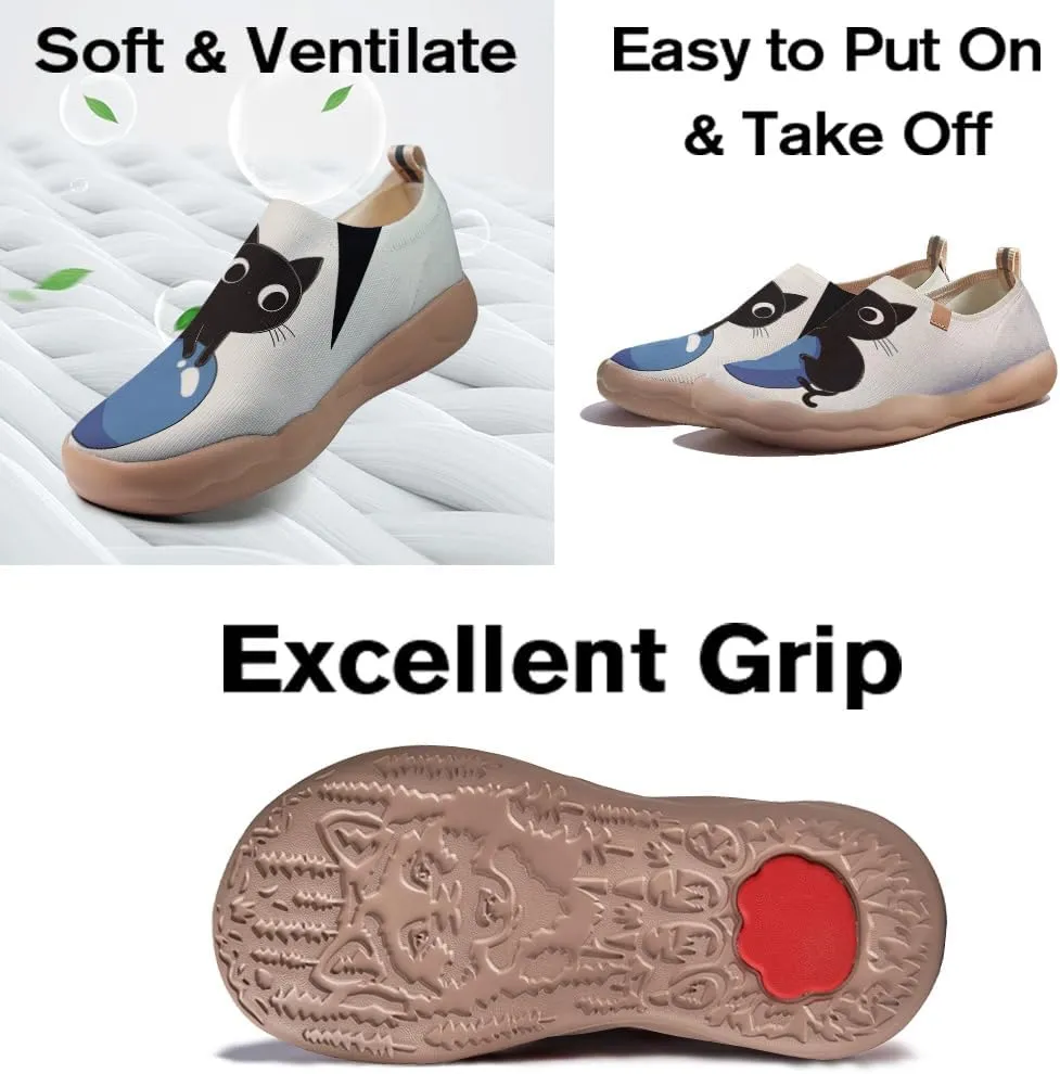 Women's Casual Art Travel Shoes, one Foot Casual Shoes, Comfortable, Lightweight and Fashionable