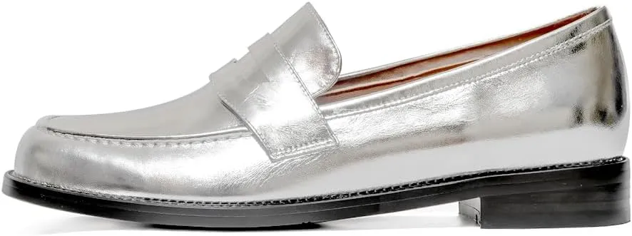 Women's Classic Flat Leather Penny Loafer