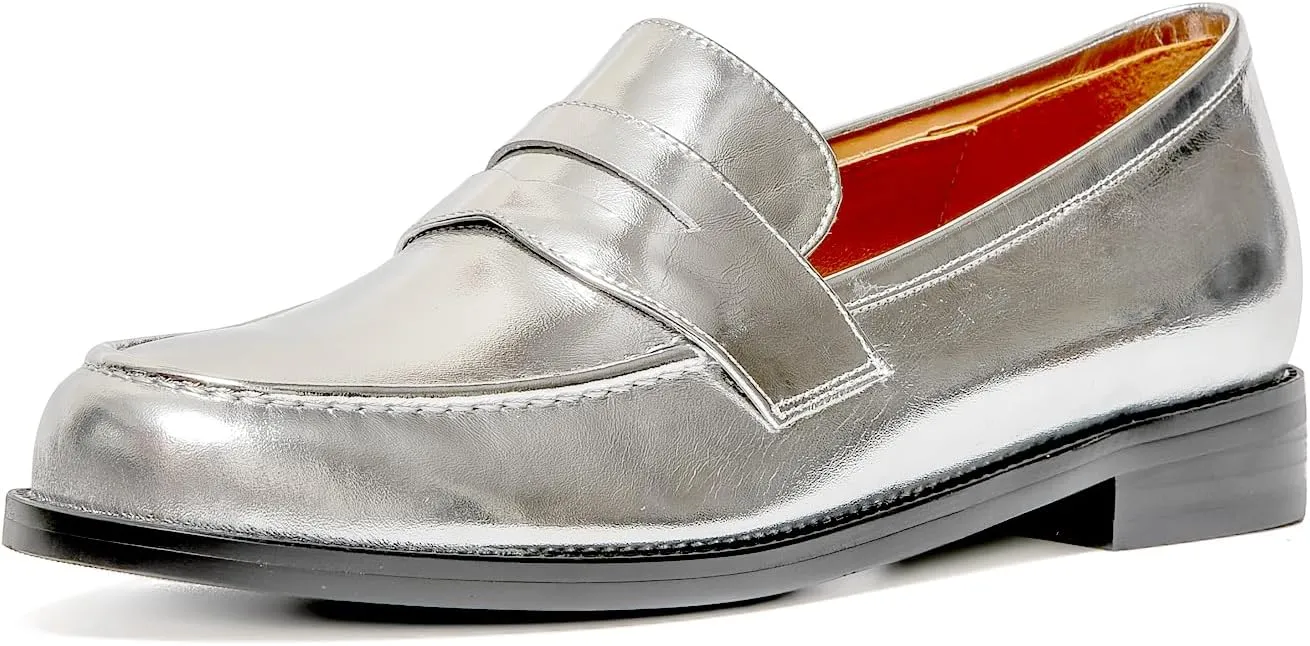 Women's Classic Flat Leather Penny Loafer