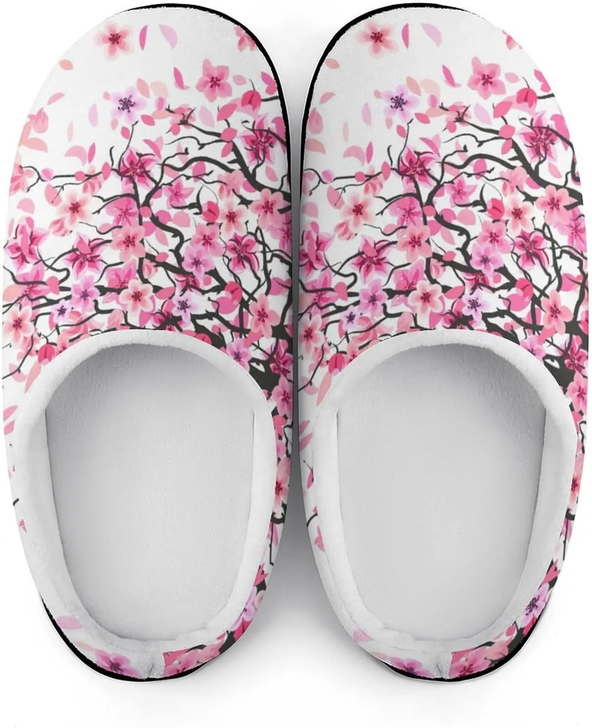 Womens Halloween Slippers Ladies Memory Foam Cotton House Slippers Hard Sole Clog Slipper Slip-On Shoes Indoor Outdoor