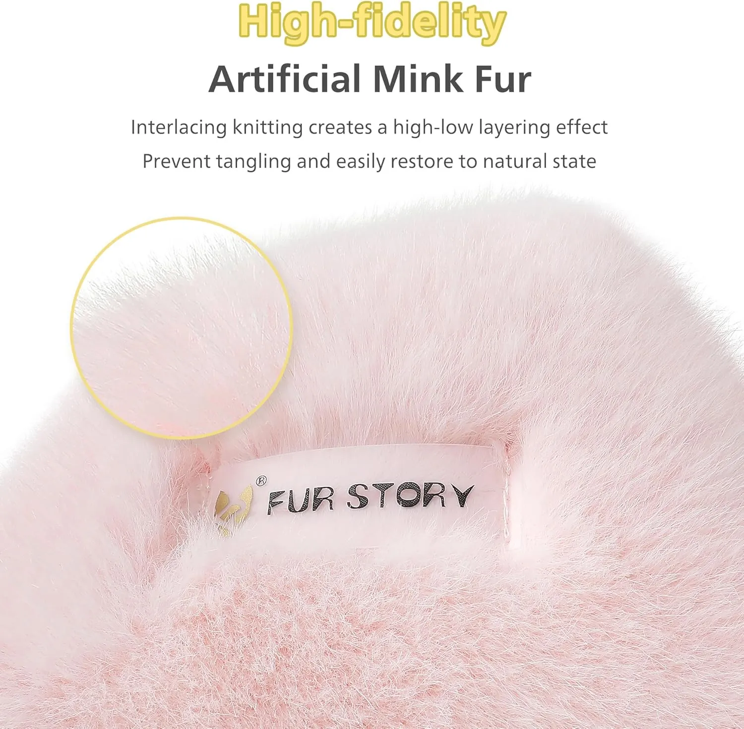 Women's House Slippers Fuzzy Platform Slides Faux Fur Fluffy Sandals Winter Memory Foam Cloud Footwear Latex Insoles