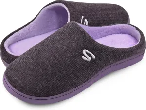 Women's Memory Foam Slipper, Soft House Slippers for Women Indoor Outdoor