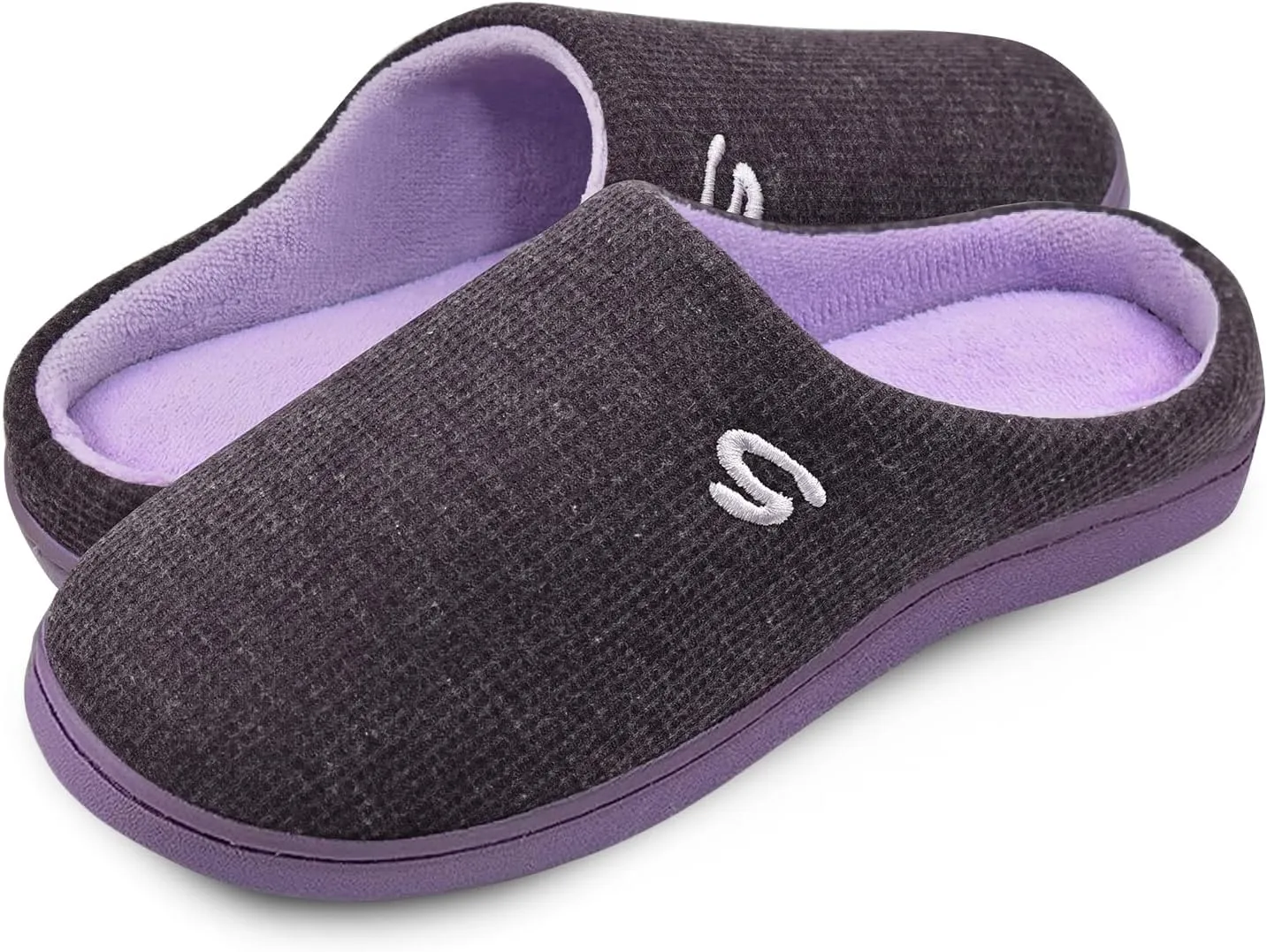 Women's Memory Foam Slipper, Soft House Slippers for Women Indoor Outdoor