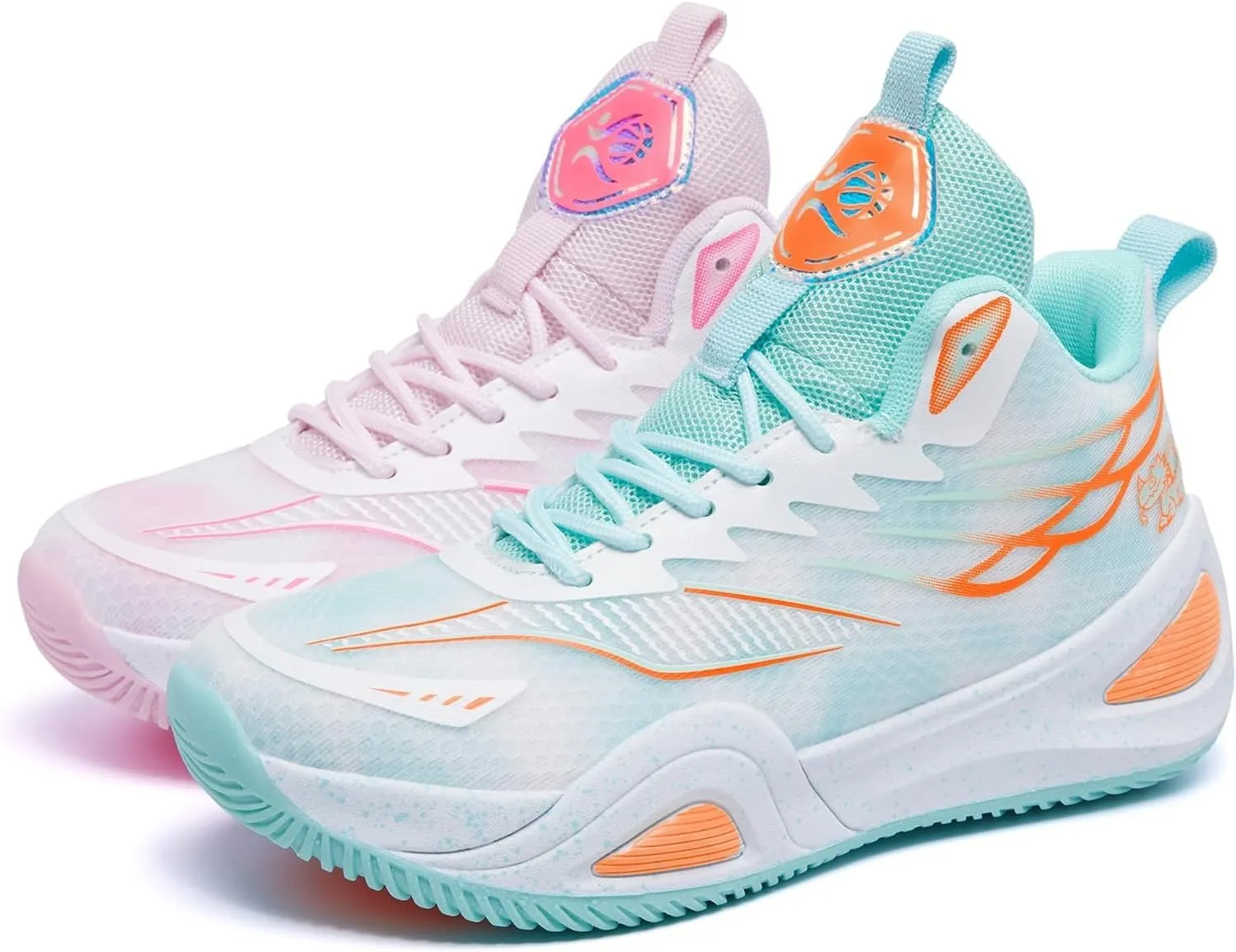 Womens Mens Basketball Shoes Breathable Non Slip Fashion Sneakers Comfortable Unisex-Adult Outdoor Sport Shoes
