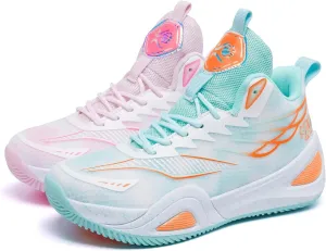 Womens Mens Basketball Shoes Breathable Non Slip Fashion Sneakers Comfortable Unisex-Adult Outdoor Sport Shoes
