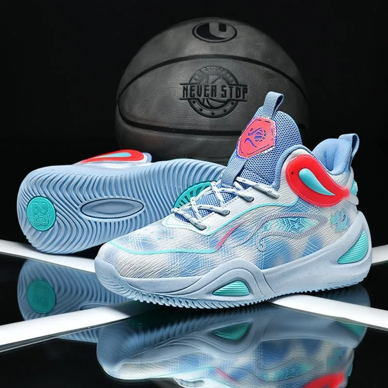 Womens Mens Basketball Shoes Fashion Breathable Athletic Sneakers Lightweight Non Slip Outdoor Sport Volleyball Shoe