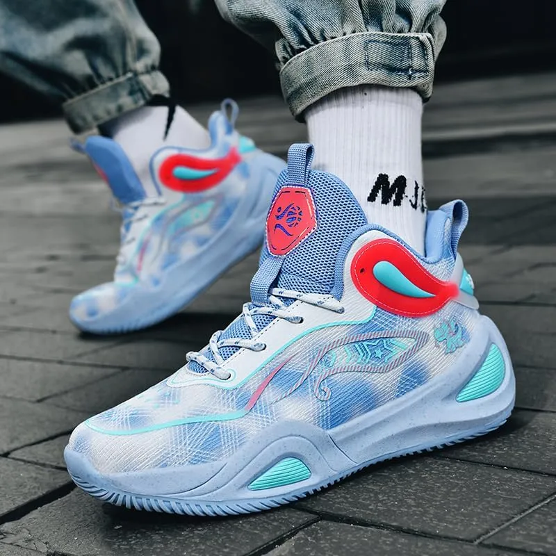 Womens Mens Basketball Shoes Fashion Breathable Athletic Sneakers Lightweight Non Slip Outdoor Sport Volleyball Shoe