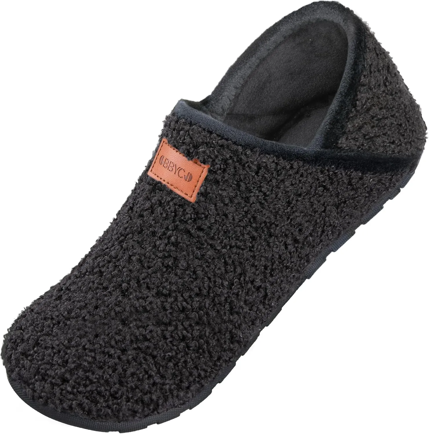 Women's Men's Fuzzy Fur Slippers Casual House Shoes Non Slip Barefoot Slipper Socks Warm Closed Back Indoor Outdoor Shoes