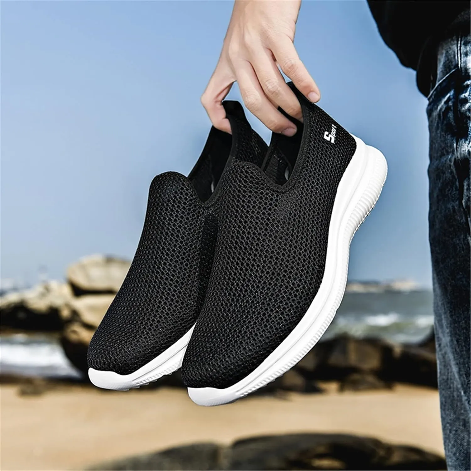 Womens Running Shoes Lightweight Tennis Shoes Non Slip Mens Tennis Shoes Walking Casual Work Shoes Women's Fashion Sneakers Platform Tennis Shoe Casual Loafers