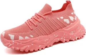Women's Slip On Walking Shoes Lightweight Breathable Comfortable Tennis Sneakers for Workout Gym Cross Training Casual Platform Fashion Sneaker