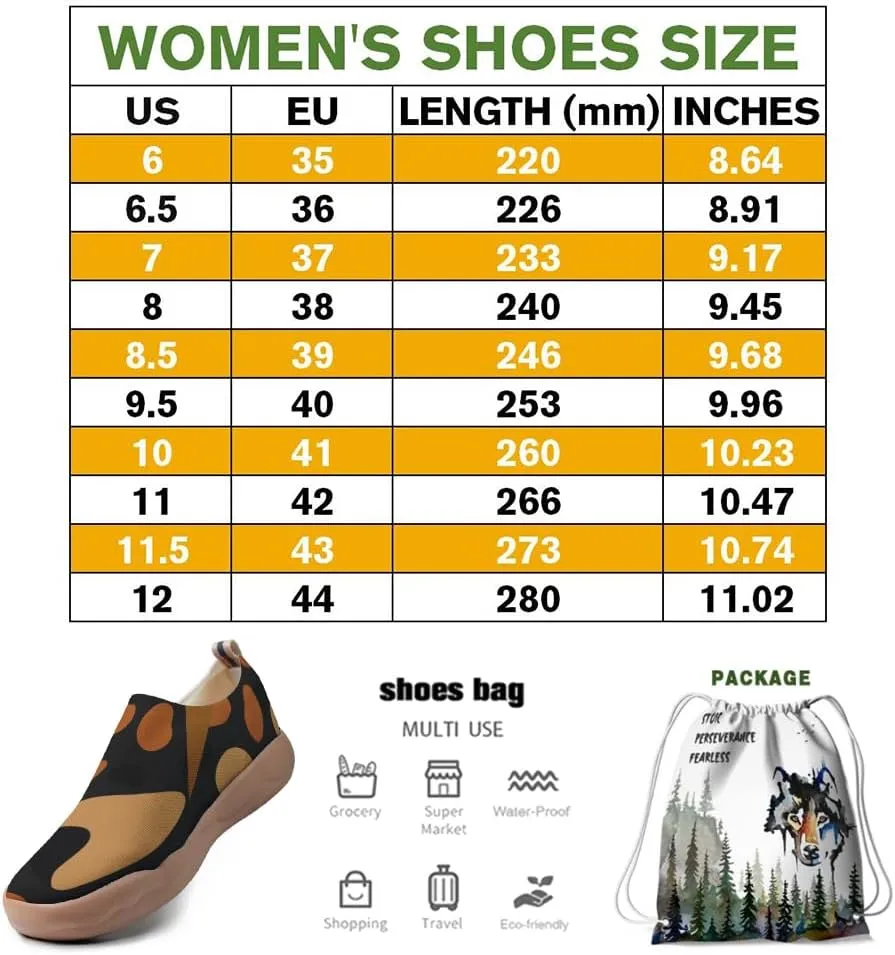 Women's Sock Slip-On Casual Loafers Travel Painted Sneakers Mesh Breathable Walking Shoes