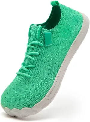 Womens Wide Toe Sneakers Walking Shoes Workout Slip On Sports Zero Drop Minimalism Lightweight Breathable Running Tennis Training Flat Sole