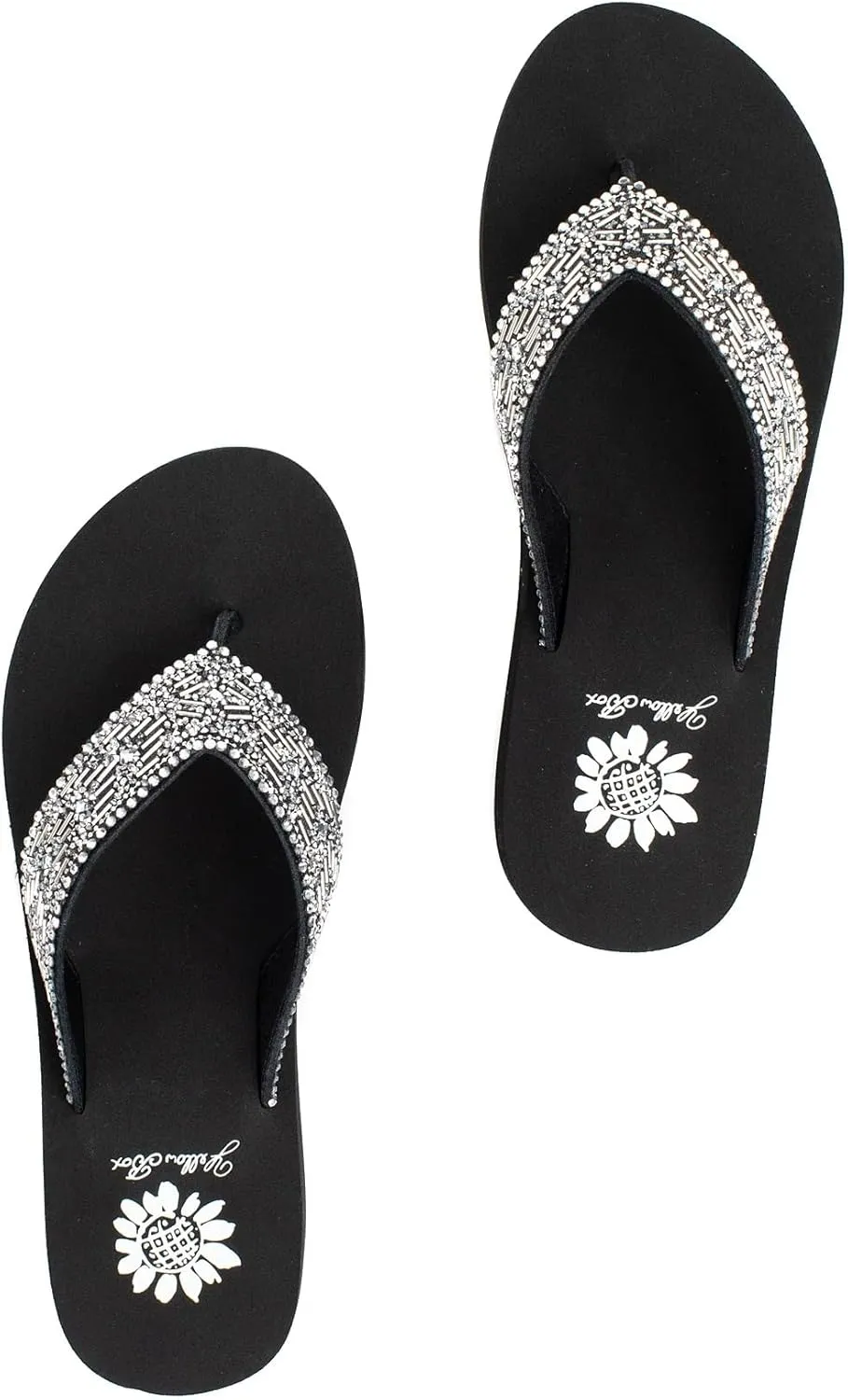 Yellow Box Women's Salima Wedge Sandal, Platform Flip-Flop, Round Toe, Medium-High Heel, Signature EVA